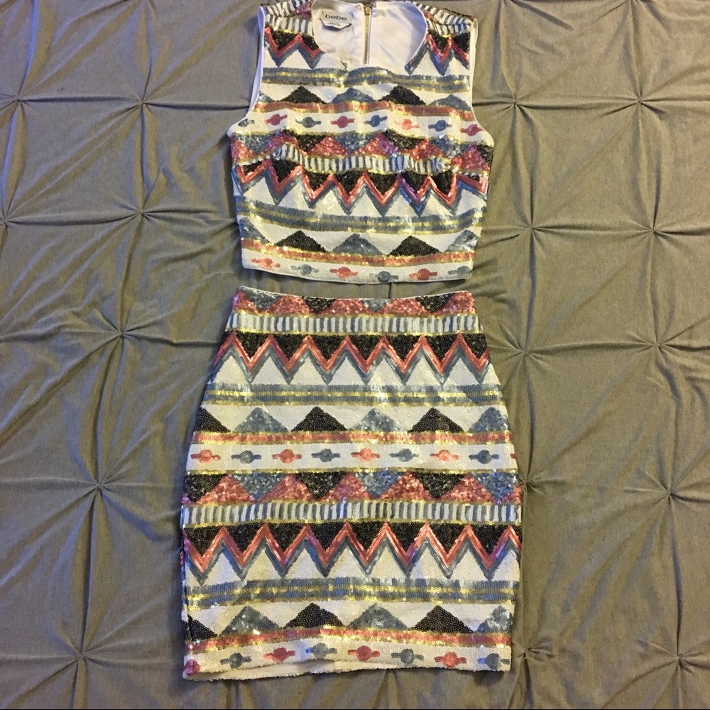 Bebe - Two Piece Sequin Set